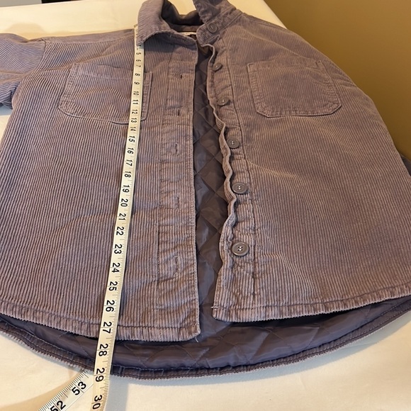 Pac Sun Lavender Long Sleeve Corduroy Button-Down Jacket Size XS/S - Picture 9 of 9